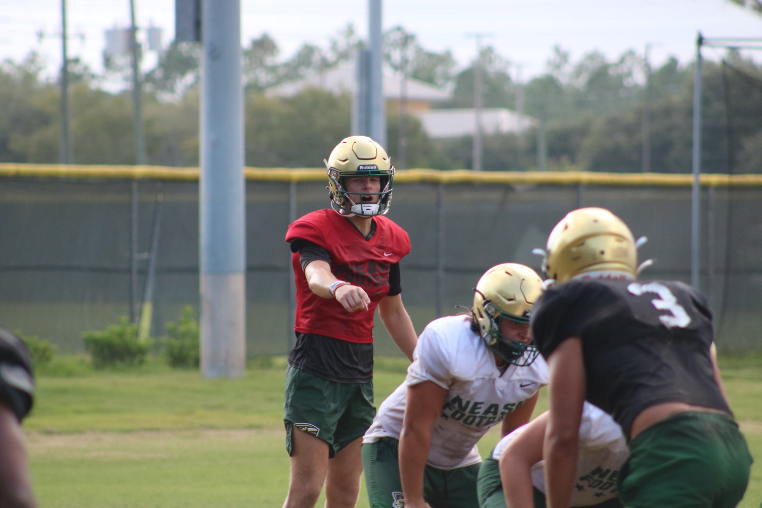 Senior quarterback and University of Florida commit Marcus Stokes is the orchestrator of the Nease offense.